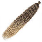 Rus Afrosu Ombreli Saç 2 Renk Kumral , Açık Karamel ( 100 Gr )