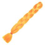 Örgülük Saç Tek Renk Turuncu Sarı ( 100 Gr )