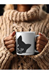 Kedi Görselli Özel Tasarım Seramik Kupa Mug - Hediyelik Kupa Bardak