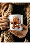 Kurabiye Temalı 3 Boyutlu Tasarım Seramik Kupa Mug - Hediyelik Kupa Bardak