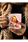 Winnie the Pooh - Kaplan Tigger - İyor - Piglet Baskılı 3D Tasarım Seramik Kupa Mug