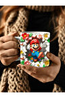 Süper Mario Baskılı 3D Tasarım Seramik Kupa Mug - Hediyelik Kupa Bardak