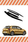 Volkswagen Polo Yeni Hb 2018 Ve Sonrası Modellerine Uyumlu Özel 4'Lü Mügen Tip Cam Rüzgarlığı