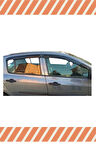 Renault Clio 3 Hb 2006-2012 Modellerine Uyumlu Özel 4'Lü Mügen Tip Cam Rüzgarlığı