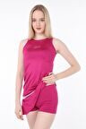 Kadın Fuşya Şortlu Tenis Elbisesi