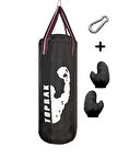 BOKS TORBASI 60 CM SİYAH 9-13 YAŞ ÇOCUK İÇİN