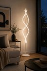 Tornado Beyaz Renk Gün Işığı Ledli Modern Tasarım Salon - Yatak Odası Led Lambader