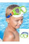 Hydro Swim Genç Yüzücü Havuz Deniz Gözlüğü Maskesi - Yeşil 7 Yaş Üstü 14 Yaşa Kadar 22039