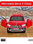Mercedes - Benz X - Class Çek Bırak Kapıları Açılabilen Metal Model Araba - Kırmızı 11.5 cm