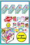 Panini Squishmallows Sticker Çıkartma - 16 Paket ( 80 Adet Sticker )