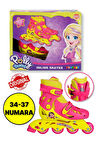 Polly Pocket Inline 4 Teker Paten - (34 - 37 Numara için Ayarlanabilir)