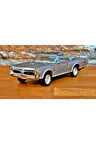 1:43 Ölçekli Lisanslı Metal Retro Amerikan Arabaları - 1966 Pontiac GTO - 10 CM