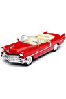 1:43 Ölçekli Lisanslı Metal Retro Amerikan Arabaları - 1955 Cadillac Eldorado - 10 CM