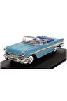 1:43 Ölçekli Lisanslı Metal Retro Amerikan Arabaları - 1957 Pontiac Bonneville - 10 CM