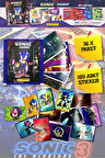 Panini Sonic Prime The Hedgehog Movie - 3 Filmi Sticker Çıkartma - 36 Paket ( 180 Adet Sticker )