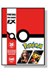Koleksiyoner Pokemon Kart Albümü - Kartlık - Poke Ball Pro - Binder EX Model (30 SAYFA -540 KARTLIK)