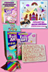 FOILART Peel & Press Yapışkanlı Renkli Basklı Folyo Sanatı 1 li Masal Temalı Set