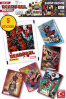 1 PAKET - Marvel Deadpool Çıkartma Paketi | Panini Lisanslı Ürün ( 5 STICKER )