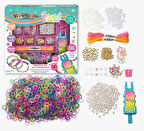 Rainbow Loom Braid & Bead Set – 2000 Lastik, 390 Boncuk, Auto Loom, Bileklik Yapım Kiti
