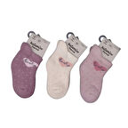 Katamino Arçin Havlu Kız Bebek Soket Çorap K45901 Asorti