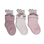 Katamino Mikaya Kız Bebek Havlu Soket Çorap K45913 Asorti