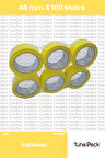 Sarı Koli Bandı 45mm X 100m (6 ADET) - Güçlü Yapışkanlı Koli Bandı