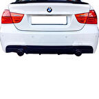 Bmw E92 3 Serisi 2007 - 13 M Performance Difüzör Plastik Boyasız