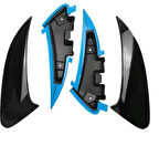 Mercedes W118 Cla 2019+ Uyumlu Arka Tampon Bıçakları - 2 Parça - Piano Black