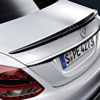 Mercedes W205 Uyumlu Düz Model Spoiler Boyasız Fiber