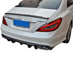 Mercedes W218 Uyumlu Cls Spoiler Boyasız Fiber