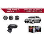 Ford Focus 2 2006-2012 Araca Özel Kol Dayama Siyah