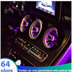 Mercedes Benz E Class W213 Uyumlu Burmester Havalandırma Seti - 64 Renk