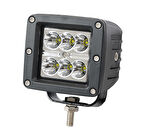 18W CRE Power Led Kare Sis Lambası 6 Ledli