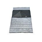 TORO-18 350 GR İÇİ GRİ POLARLI BAŞLIKLI ÇİFT KİŞİLİK UYKU TULUMU GRİ