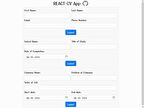 REACT CV App