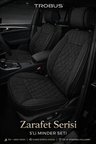Mazda 3 2003 ve Sonrası Uyumlu Zerafet Serisi Siyah 5'li Ortopedik Koltuk Minderi