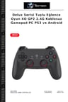 Delux Serisi Tuşlu Eğlence Oyun XO GP2 2.4G Kablosuz Gamepad PC PS3 ve Android