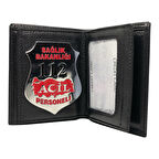 SAĞLIK BAKANLIĞI 112ACİL SERVİS CÜZDAN HAKİKİ DERİ