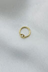 Halka Göz 14 Ayar Altın Helix Tragus Kıkırdak Küpe