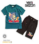 Triliya Pamuklu Unisex Çocuk Kapri Takımı (Cepli & Kordonlu, 3-12 Yaş)