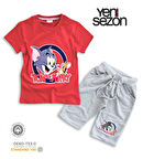Triliya Pamuklu Unisex Çocuk Kapri Takımı (Cepli & Kordonlu, 3-12 Yaş)