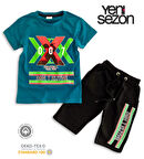 Triliya Pamuklu Unisex Çocuk Kapri Takımı (Cepli & Kordonlu, 3-12 Yaş)