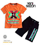 Triliya Pamuklu Unisex Çocuk Kapri Takımı (Cepli & Kordonlu, 3-12 Yaş)