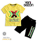 Triliya Pamuklu Unisex Çocuk Kapri Takımı (Cepli & Kordonlu, 3-12 Yaş)