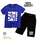 Triliya Pamuklu Unisex Çocuk Kapri Takımı (Cepli & Kordonlu, 3-12 Yaş) TRL-37