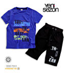 Triliya Pamuklu Unisex Çocuk Kapri Takımı (Cepli & Kordonlu, 3-12 Yaş) TRL-52