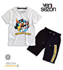 Triliya Pamuklu Unisex Çocuk Kapri Takımı (Cepli & Kordonlu, 3-12 Yaş) TRL-52