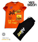 Triliya Pamuklu Unisex Çocuk Kapri Takımı (Cepli & Kordonlu, 3-12 Yaş) TRL-57