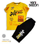 Triliya Pamuklu Unisex Çocuk Kapri Takımı (Cepli & Kordonlu, 3-12 Yaş) TRL-57