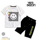 Triliya Pamuklu Unisex Çocuk Kapri Takımı (Cepli & Kordonlu, 3-12 Yaş)